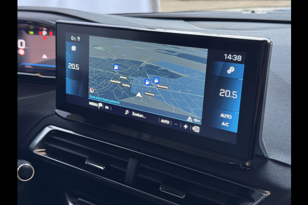 Peugeot 3008 130PK ALLURE LEER I-COCKPIT LED CARPLAY EUROPA.NAVI ELEK.KLEP CAMERA ADAP.CRUISE ZWARTE HEMEL. 2024 ALLURE 2024