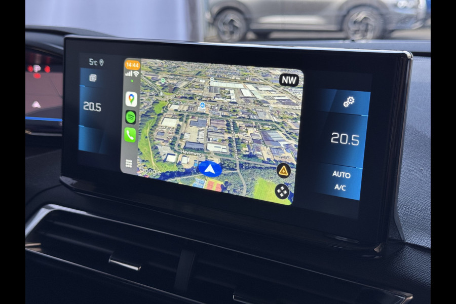 Peugeot 3008 130PK ALLURE LEER I-COCKPIT LED CARPLAY EUROPA.NAVI ELEK.KLEP CAMERA ADAP.CRUISE ZWARTE HEMEL. 2024 ALLURE 2024