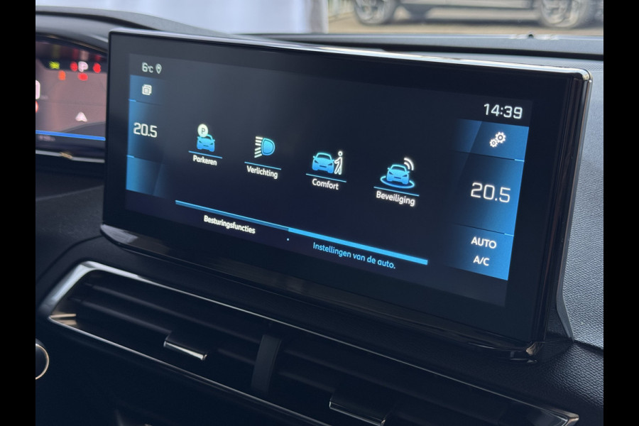 Peugeot 3008 130PK ALLURE LEER I-COCKPIT LED CARPLAY EUROPA.NAVI ELEK.KLEP CAMERA ADAP.CRUISE ZWARTE HEMEL. 2024 ALLURE 2024