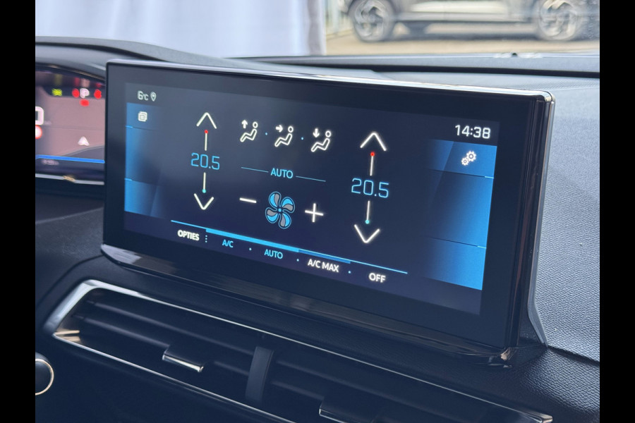 Peugeot 3008 130PK ALLURE LEER I-COCKPIT LED CARPLAY EUROPA.NAVI ELEK.KLEP CAMERA ADAP.CRUISE ZWARTE HEMEL. 2024 ALLURE 2024