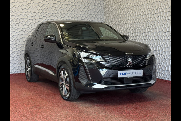 Peugeot 3008 130PK ALLURE LEER I-COCKPIT LED CARPLAY EUROPA.NAVI ELEK.KLEP CAMERA ADAP.CRUISE ZWARTE HEMEL. 2024 ALLURE 2024