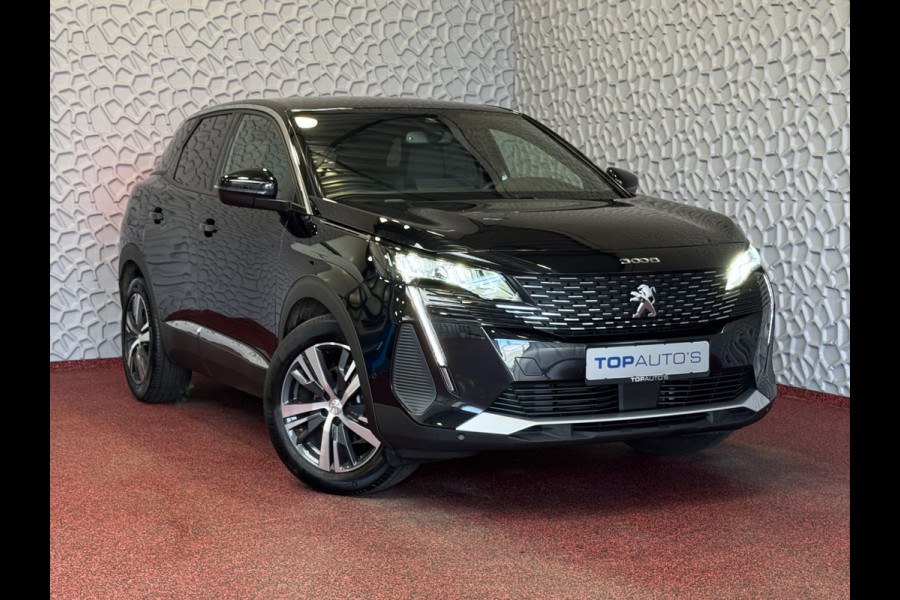 Peugeot 3008 130PK ALLURE LEER I-COCKPIT LED CARPLAY EUROPA.NAVI ELEK.KLEP CAMERA ADAP.CRUISE ZWARTE HEMEL. 2024 ALLURE 2024