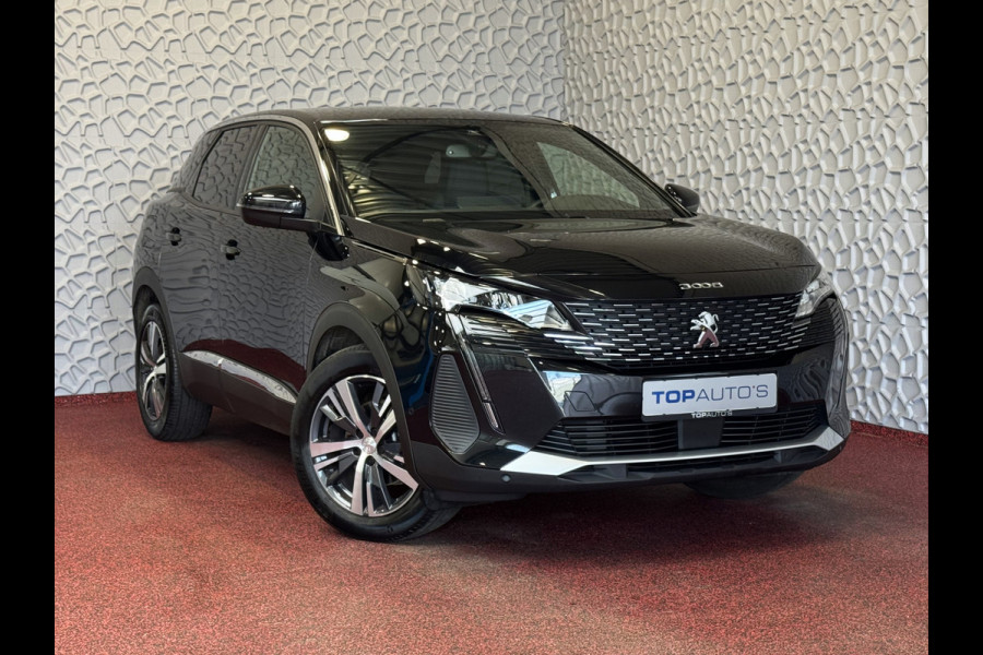 Peugeot 3008 130PK ALLURE LEER I-COCKPIT LED CARPLAY EUROPA.NAVI ELEK.KLEP CAMERA ADAP.CRUISE ZWARTE HEMEL. 2024 ALLURE 2024