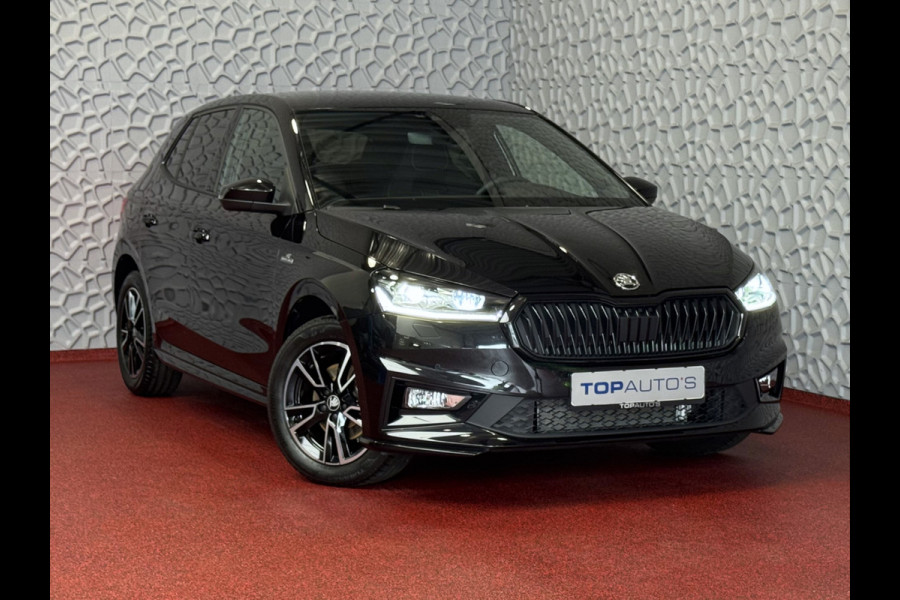 Škoda Fabia 1.0 TSI 116PK MONTE CARLO BLACK CAMERA LED STOEL/STUUR VERW ADAP, CRUISE VIC.COCKPIT 03/2025