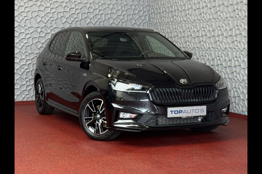 Škoda Fabia 1.0 TSI 116PK MONTE CARLO BLACK CAMERA LED STOEL/STUUR VERW ADAP, CRUISE VIC.COCKPIT 03/2025