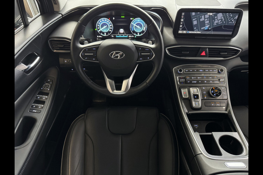 Hyundai Santa Fe 1.6 T-GDI PHEV PREMIUM 7P AWD LEER ELEK.KLEP CAMERA NAVI STOEL/STUUR VERW. PLUG IN HYBRID