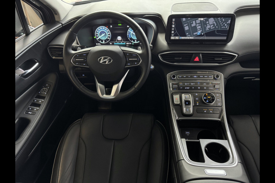 Hyundai Santa Fe 1.6 T-GDI PHEV PREMIUM 7P AWD LEER ELEK.KLEP CAMERA NAVI STOEL/STUUR VERW. PLUG IN HYBRID