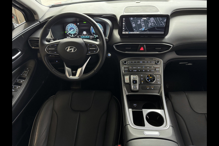 Hyundai Santa Fe 1.6 T-GDI PHEV PREMIUM 7P AWD LEER ELEK.KLEP CAMERA NAVI STOEL/STUUR VERW. PLUG IN HYBRID