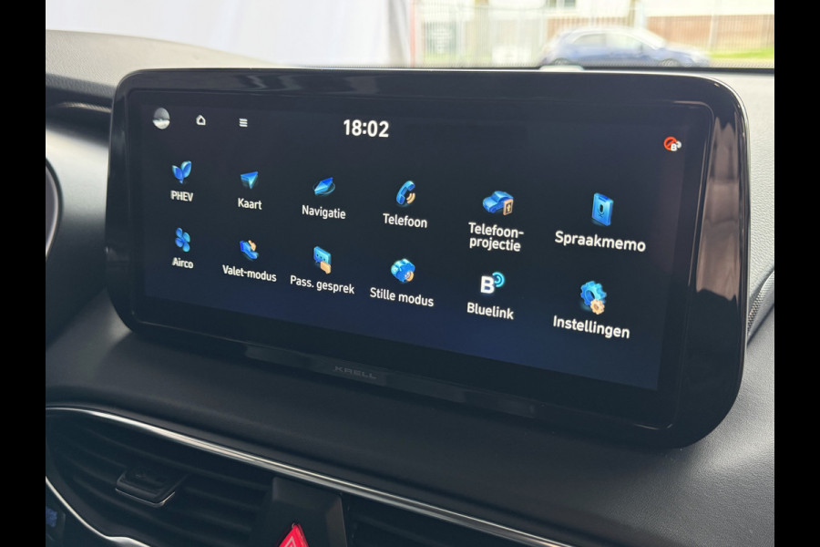Hyundai Santa Fe 1.6 T-GDI PHEV PREMIUM 7P AWD LEER ELEK.KLEP CAMERA NAVI STOEL/STUUR VERW. PLUG IN HYBRID