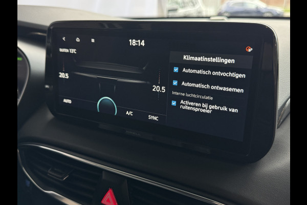 Hyundai Santa Fe 1.6 T-GDI PHEV PREMIUM 7P AWD LEER ELEK.KLEP CAMERA NAVI STOEL/STUUR VERW. PLUG IN HYBRID