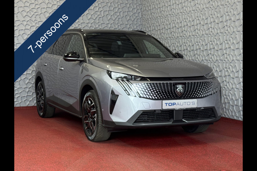 Peugeot 5008 1.2 HYBRID 145 GT ✅NIEUWE AUTO✅ 7PERS OPENDAK STOEL/STUUR VERW. ELEK.KLEP LED 7P 7 Persoons