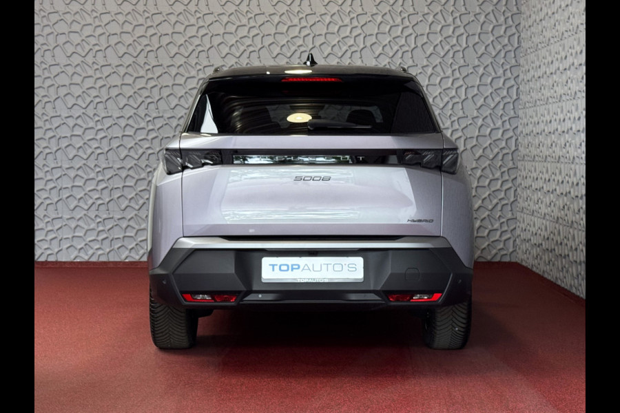 Peugeot 5008 1.2 HYBRID 145 GT ✅NIEUWE AUTO✅ 7PERS OPENDAK STOEL/STUUR VERW. ELEK.KLEP LED 7P 7 Persoons