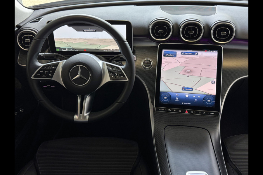 Mercedes-Benz C-Klasse 300e 313PK PHEV 12/2024 AVANTGARDE TREKHAAK DISTRONIC CAMERA ELEK/STOEL/VERWARMD 12/2024 PHEV PLUG IN HYBRIDE