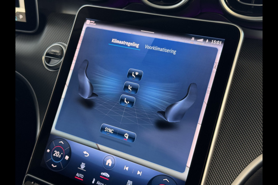 Mercedes-Benz C-Klasse 300e 313PK PHEV 12/2024 AVANTGARDE TREKHAAK DISTRONIC CAMERA ELEK/STOEL/VERWARMD 12/2024 PHEV PLUG IN HYBRIDE