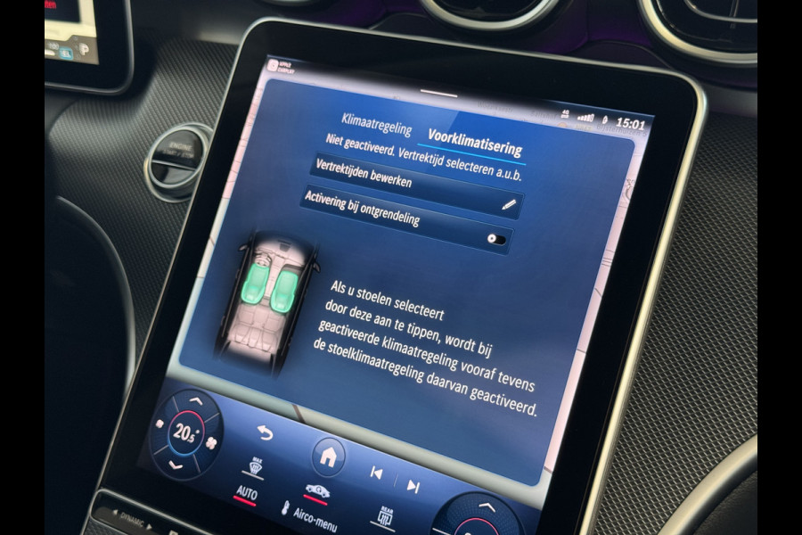 Mercedes-Benz C-Klasse 300e 313PK PHEV 12/2024 AVANTGARDE TREKHAAK DISTRONIC CAMERA ELEK/STOEL/VERWARMD 12/2024 PHEV PLUG IN HYBRIDE