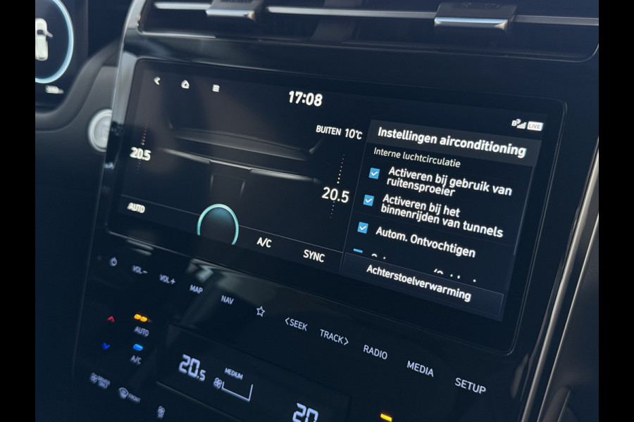 Hyundai Tucson 1.6 T-GDI PHEV 265PK 19''LMV 4WD LED STUUR/STOEL VERW. NAVI ELEK.KLEP 03/2024 PHEV PLUG IN HYBRID 4X4 AWD
