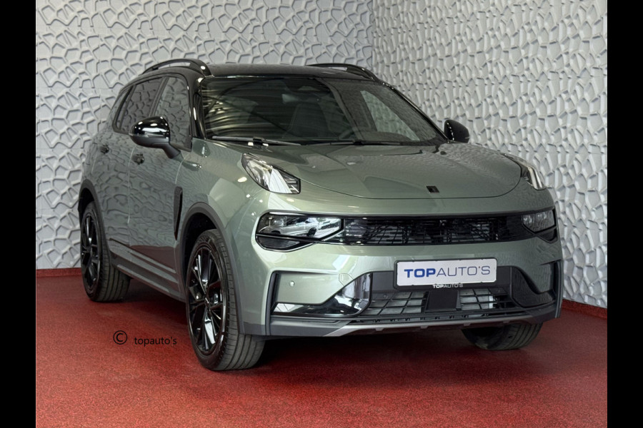Lynk & Co 01 MORE 276PK NIEUWSTE MODEL HARMAN KARDON LEDER PANO. 15'4 INCH NAVI 360.CAM 20''LMV  ELEK.STOEL/GEHEUGEN STUUR.VERW MINERAL GREEN 07/25 4 JAAR FABRIEKSGARANTIE