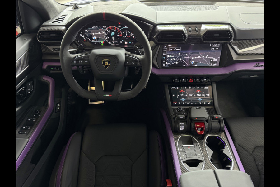 Lamborghini Urus 4.0 V8 HYBRID SE 800 PK ALLE OPTIES/CARBON PACK /AD PERSONAM/VIOLA MITHRAS/ PANO / MASSAGE