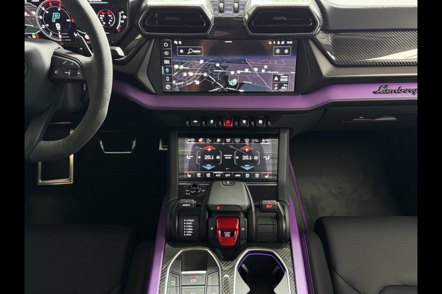 Lamborghini Urus 4.0 V8 HYBRID SE 800 PK ALLE OPTIES/CARBON PACK /AD PERSONAM/VIOLA MITHRAS/ PANO / MASSAGE