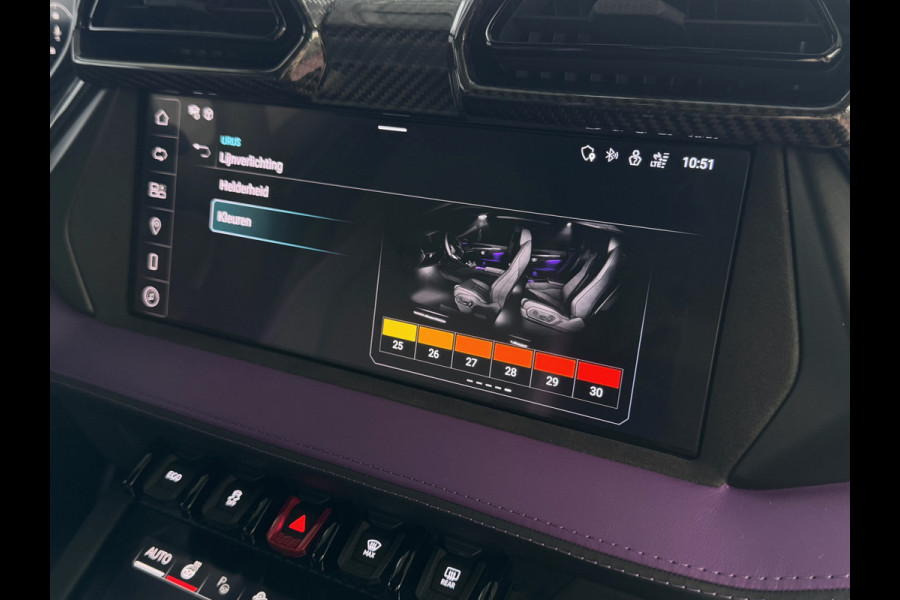 Lamborghini Urus 4.0 V8 HYBRID SE 800 PK ALLE OPTIES/CARBON PACK /AD PERSONAM/VIOLA MITHRAS/ PANO / MASSAGE