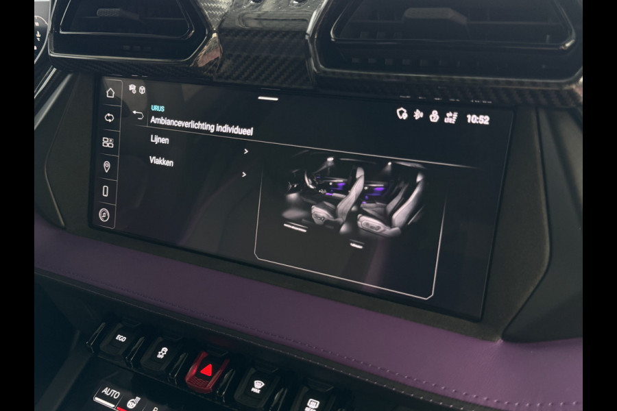 Lamborghini Urus 4.0 V8 HYBRID SE 800 PK ALLE OPTIES/CARBON PACK /AD PERSONAM/VIOLA MITHRAS/ PANO / MASSAGE