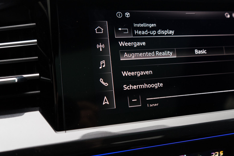 Audi Q4 Sportback e-tron 40 / 2x S-line/ Sonos/ Head-Up Display /Ruit-lederen bekleding/ Adaptive Cruise Control/ Panoramadak/ 150kW (204PK)