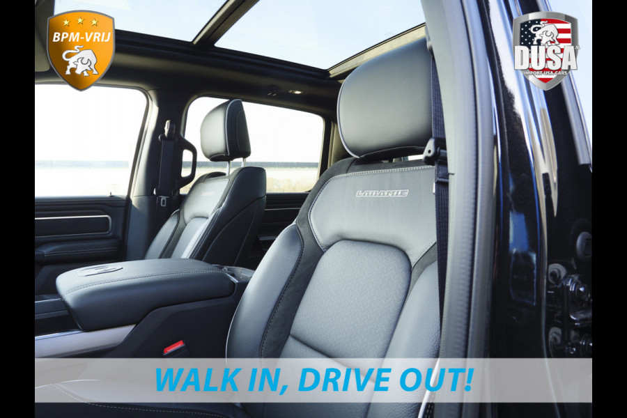 Dodge Ram | 1500 | Laramie | Premium Night | 3.0L I6 Hurricane | 4X4 | BPM-VRIJ | BPM-VRIJ | Niveau regeling | Passenger Display | Getoonde accessoires zijn verkrijgbaar tegen meerprijs Dodge Ram | 1500 | Laramie | Premium Night | 3.0L I6 Hurricane | 4X4 | BPM-VRIJ | BPM-VRIJ | Niveau regeling | Passenger Display | Getoonde accessoires zijn verkrijgbaar tegen meerprijs