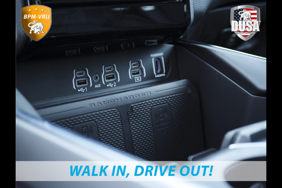 Dodge Ram | 1500 | Laramie | Premium Night | 3.0L I6 Hurricane | 4X4 | BPM-VRIJ | BPM-VRIJ | Niveau regeling | Passenger Display | Getoonde accessoires zijn verkrijgbaar tegen meerprijs Dodge Ram | 1500 | Laramie | Premium Night | 3.0L I6 Hurricane | 4X4 | BPM-VRIJ | BPM-VRIJ | Niveau regeling | Passenger Display | Getoonde accessoires zijn verkrijgbaar tegen meerprijs