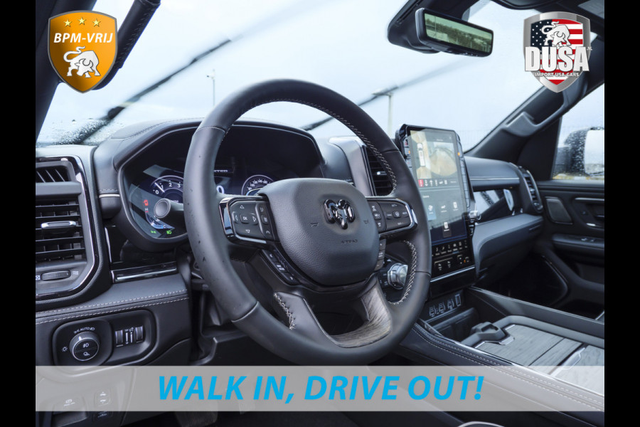 Dodge Ram | 1500 | Limited | Night | 3.0L Twin-Turbo I6 | High Output | BPM-VRIJ | Passenger Display | 14,4 Touch Screen | Harman Kardon | RAMBOX Getoonde accessoires zijn verkrijgbaar tegen meerprijs