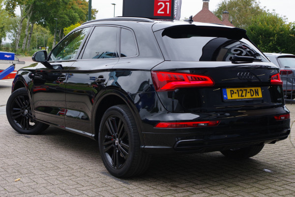 Audi Q5 2.0 TFSI 252 PK Quattro Sport S Line Black Edition, Trekhaak, Panoramadak, Leder-Alcantara, Camera