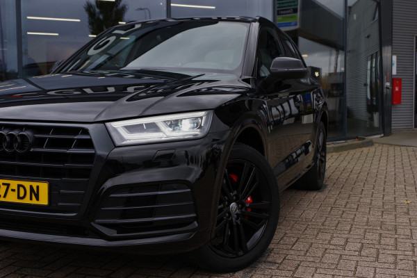 Audi Q5 2.0 TFSI 252 PK Quattro Sport S Line Black Edition, Trekhaak, Panoramadak, Leder-Alcantara, Camera