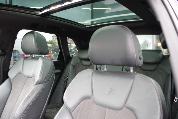 Audi Q5 2.0 TFSI 252 PK Quattro Sport S Line Black Edition, Trekhaak, Panoramadak, Leder-Alcantara, Camera