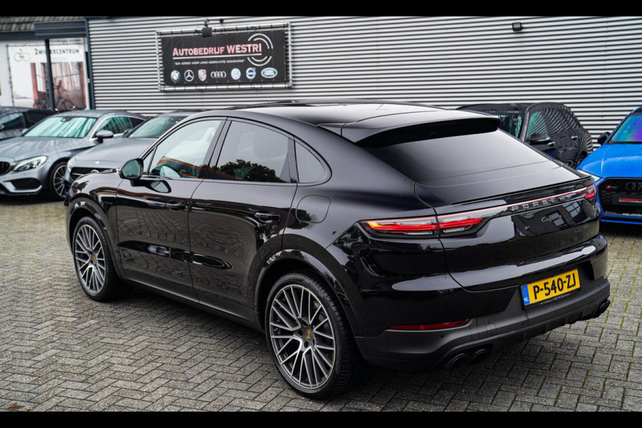 Porsche Cayenne Coupé 3.0 E-Hybrid | Sport Chrono | 22 INCH | Panorama | Head up | Trekhaak | Luchtvering | Memory stoelen 8Voudig