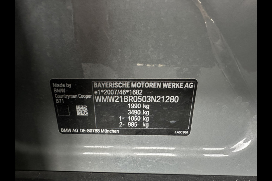 MINI Countryman 1.5 Cooper Boardwalk Edition (INCL-BTW) Aut. *PANO | HEAD-UP | ADAPTIVE-CRUISE | LUXURY-LEATHER | FULL-LED | HARMAN/KARDON | CAMERA | KEYLESS | HEATED-SPORTSEATS | AMBIENT-LIGHT | DAB+ | NAVI-FULLMAP | ECC | PDC | DIGI-C