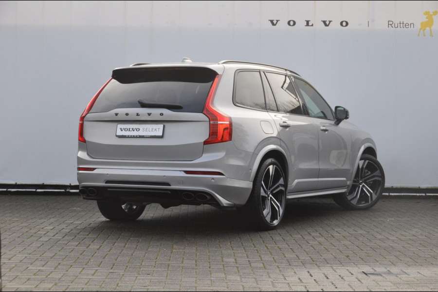 Volvo XC90 T8 455PK Automaat Plug-in Hybrid AWD Ultimate Dark HEICO / Luchtvering / Panoramisch schuif en kantel dak / Head-Up Display / Google Services / Adaptieve Cruise Control / Harman Kardon Audio/
