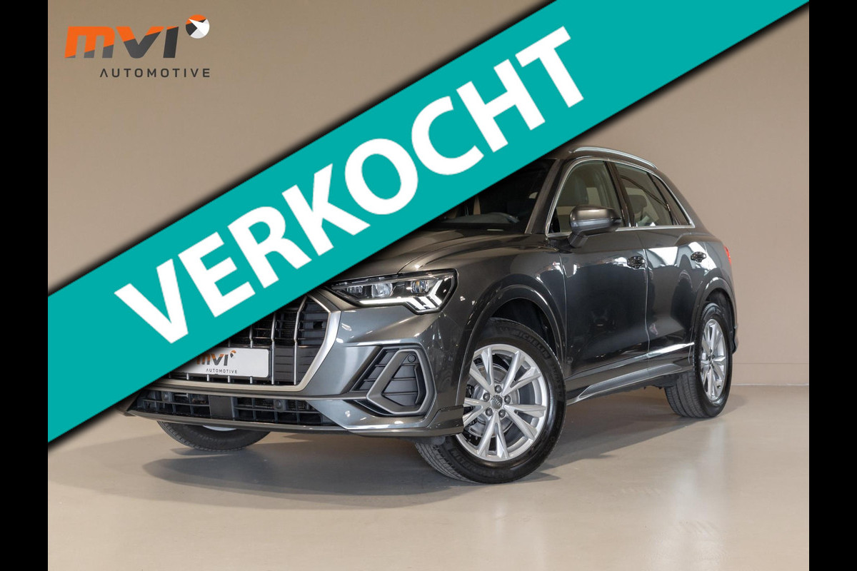 Audi Q3 35 TFSI 2x S-Line / 150pk / Trekhaak / Keyless entry / Stoelverwarming / Audi Q3 35 TFSI 2x S-Line / 150pk / Trekhaak / Keyless entry / Stoelverwarming /