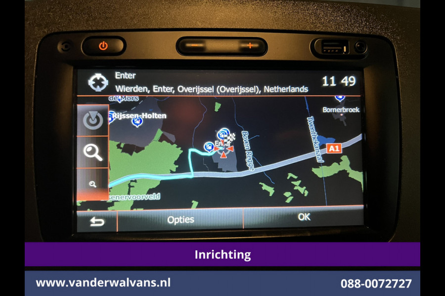 Opel Movano 2.3 CDTI 145pk L3H2 Inrichting Euro6 Airco | Camera | Navigatie | 2500kg Trekhaak Cruisecontrol, Imperiaal, Trap, Parkeersensoren, Bijrijdersbank