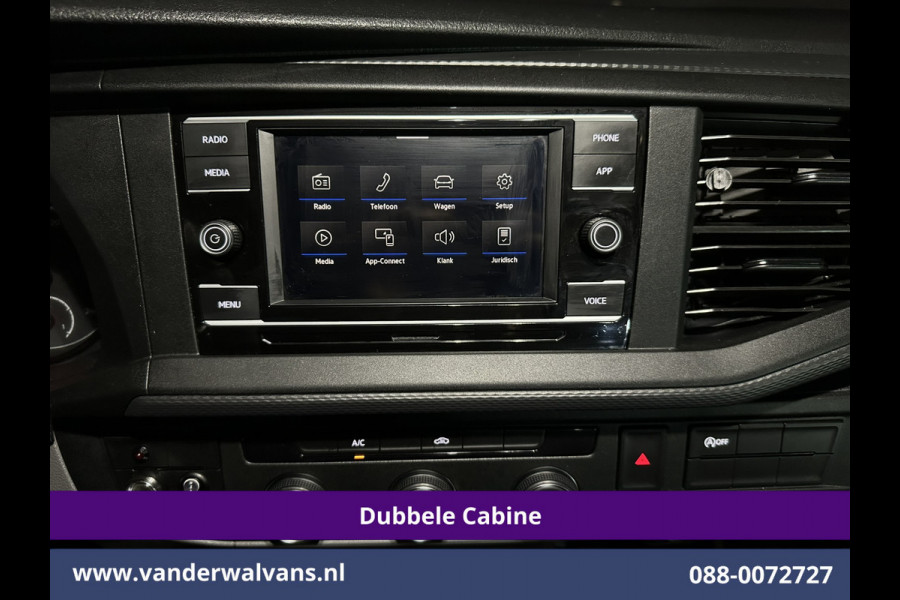 Volkswagen Transporter 2.0 TDI L2H1 Dubbele Cabine Euro6 Airco | 2200kg Trekhaak | Apple Carplay Cruisecontrol, Android Auto, 5-Zits, Parkeersensoren