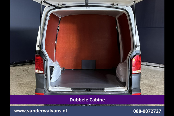 Volkswagen Transporter 2.0 TDI L2H1 Dubbele Cabine Euro6 Airco | 2200kg Trekhaak | Apple Carplay Cruisecontrol, Android Auto, 5-Zits, Parkeersensoren