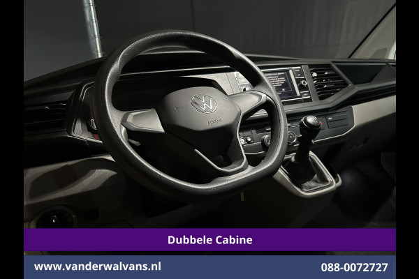 Volkswagen Transporter 2.0 TDI L2H1 Dubbele Cabine Euro6 Airco | 2200kg Trekhaak | Apple Carplay Cruisecontrol, Android Auto, 5-Zits, Parkeersensoren
