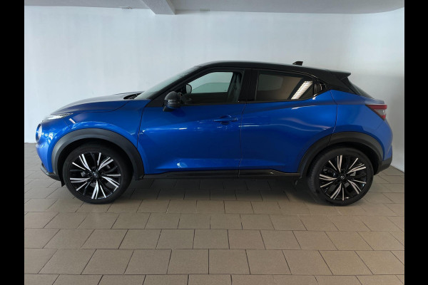 Nissan Juke 1.0 DIG-T N-Design AIRCO CLIMA NAVI CRUISE BT VELGEN CAMERA PRIVACYGLAS ZWART DAK ZEER NETTE AUTO