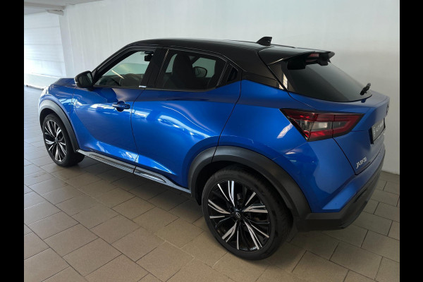 Nissan Juke 1.0 DIG-T N-Design AIRCO CLIMA NAVI CRUISE BT VELGEN CAMERA PRIVACYGLAS ZWART DAK ZEER NETTE AUTO