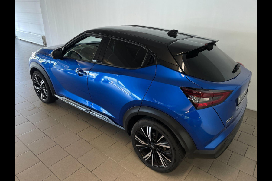 Nissan Juke 1.0 DIG-T N-Design AIRCO CLIMA NAVI CRUISE BT VELGEN CAMERA PRIVACYGLAS ZWART DAK ZEER NETTE AUTO