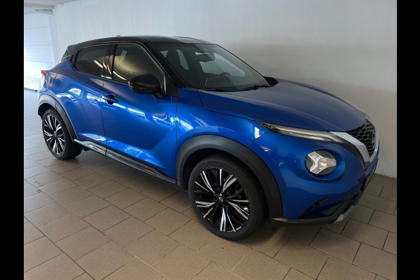 Nissan Juke 1.0 DIG-T N-Design AIRCO CLIMA NAVI CRUISE BT VELGEN CAMERA PRIVACYGLAS ZWART DAK ZEER NETTE AUTO
