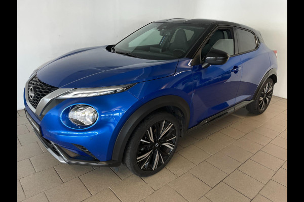 Nissan Juke 1.0 DIG-T N-Design AIRCO CLIMA NAVI CRUISE BT VELGEN CAMERA PRIVACYGLAS ZWART DAK ZEER NETTE AUTO