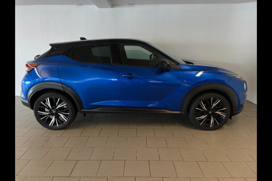 Nissan Juke 1.0 DIG-T N-Design AIRCO CLIMA NAVI CRUISE BT VELGEN CAMERA PRIVACYGLAS ZWART DAK ZEER NETTE AUTO