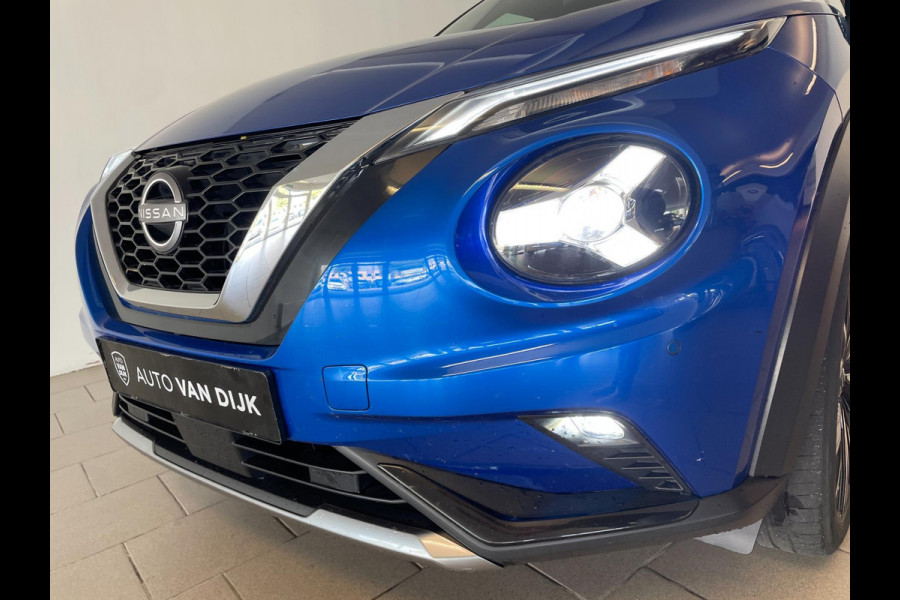 Nissan Juke 1.0 DIG-T N-Design AIRCO CLIMA NAVI CRUISE BT VELGEN CAMERA PRIVACYGLAS ZWART DAK ZEER NETTE AUTO
