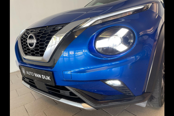 Nissan Juke 1.0 DIG-T N-Design AIRCO CLIMA NAVI CRUISE BT VELGEN CAMERA PRIVACYGLAS ZWART DAK ZEER NETTE AUTO