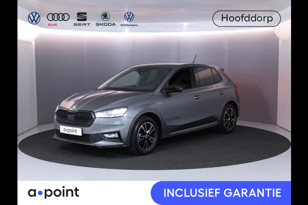 Škoda Fabia 1.0 TSI Monte Carlo 95 pk | Verlengde garantie | Navigatie via App | Parkeersensoren | Achteruitrijcamera | Stoelverwarming |