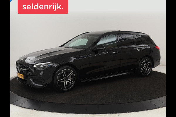 Mercedes-Benz C-Klasse 300e AMG Line | Panoramadak | Trekhaak | 360 Camera | Leder | Stoelverwarming | Adaptive cruise | Memory | Sfeerverlichting | PHEV | Plug In